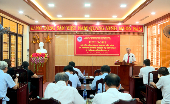 Li&ecirc;n hiệp c&aacute;c Hội Khoa học v&agrave; kỹ thuật tỉnh Ninh B&igrave;nh triển khai phương hướng nhiệm vụ 6 th&aacute;ng cuối năm 