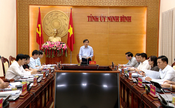 Hội nghị Ban Thường vụ Tỉnh ủy ng&agrave;y 12/7/2023
