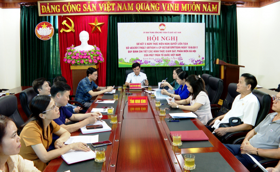 Hội nghị trực tuyến to&agrave;n quốc sơ kết 5 năm thực hiện Nghị quyết li&ecirc;n tịch số 403