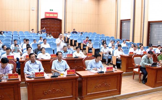 Hội nghị UBND tỉnh phi&ecirc;n thường kỳ 6 th&aacute;ng đầu năm 2023