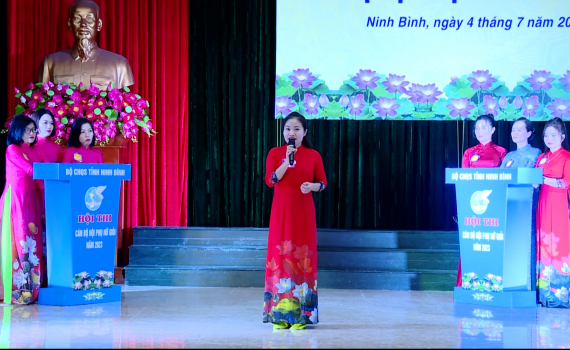 Hội thi c&aacute;n bộ Hội Phụ nữ giỏi Bộ CHQS tỉnh năm 2023