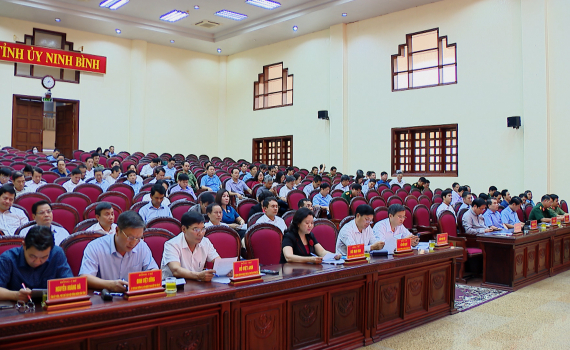  Ban Thường vụ Tỉnh ủy Ninh B&igrave;nh sơ kết 5 năm thực hiện Nghị quyết số 35 của Bộ Ch&iacute;nh trị