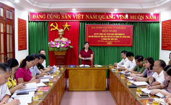 Hội nghị triển khai nhiệm vụ c&ocirc;ng t&aacute;c Tuy&ecirc;n gi&aacute;o 6 th&aacute;ng cuối năm 2023