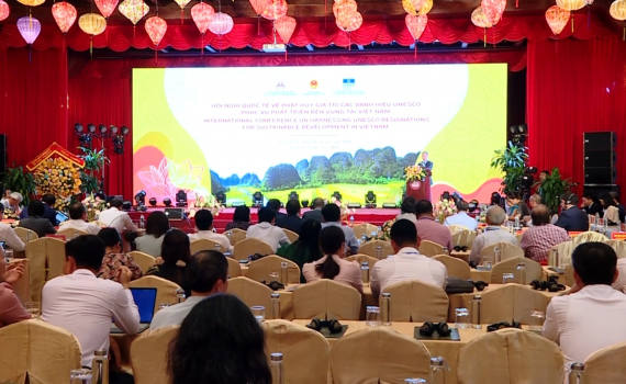 Hội nghị quốc tế về Ph&aacute;t huy gi&aacute; trị c&aacute;c danh hiệu UNESCO phục vụ ph&aacute;t triển bền vững th&agrave;nh c&ocirc;ng tốt đẹp