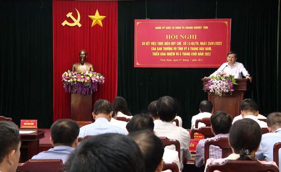 N&acirc;ng cao hiệu quả hoạt động của tổ chức Đảng trong c&aacute;c doanh nghiệp ngo&agrave;i khu vực Nh&agrave; nước