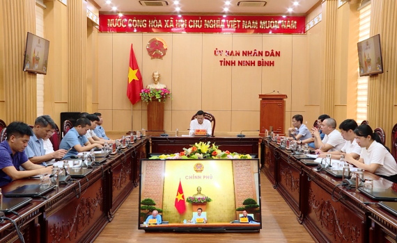 Hội nghị trực tuyến thực hiện Quy hoạch ph&aacute;t triển điện lực quốc gia thời kỳ 2021-2030