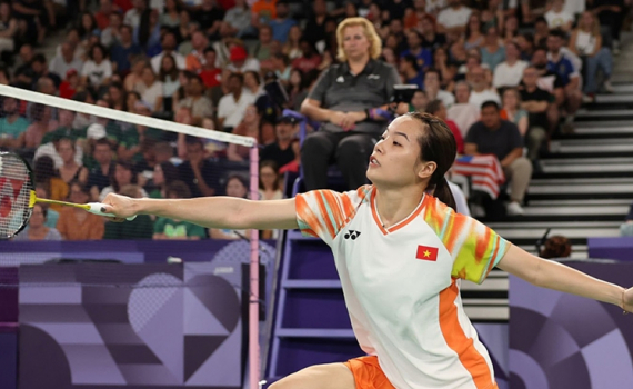 Olympic Paris 2024: Nguyễn Th&ugrave;y Linh thắng dễ trận ra qu&acirc;n