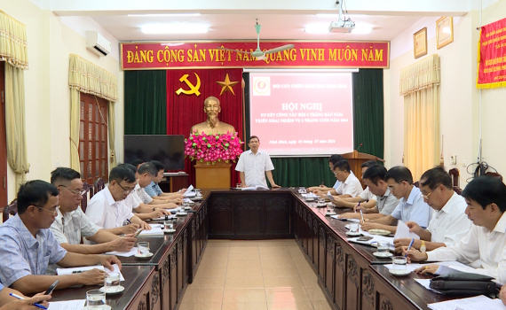 Hội Cựu chiến binh tỉnh triển khai nhiệm vụ 6 th&aacute;ng cuối năm 2024