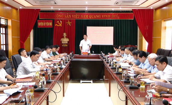 Y&ecirc;n M&ocirc; sơ kết việc thực hiện Quy chế d&acirc;n chủ ở cơ sở
