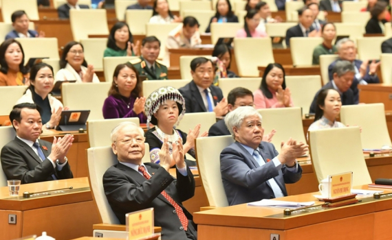 Thực hiện &yacute; nguyện của đồng ch&iacute; Nguyễn Ph&uacute; Trọng, Quốc hội tiếp tục n&acirc;ng cao chất lượng, hiệu quả hoạt động đ&aacute;p ứng y&ecirc;u cầu ph&aacute;t triển của đất nước v&agrave; sự kỳ vọng của nh&acirc;n d&acirc;n