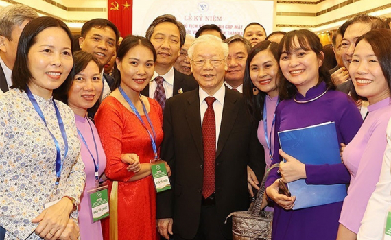 Tổng B&iacute; thư Nguyễn Ph&uacute; Trọng với t&acirc;m huyết x&acirc;y dựng đội ngũ tr&iacute; thức