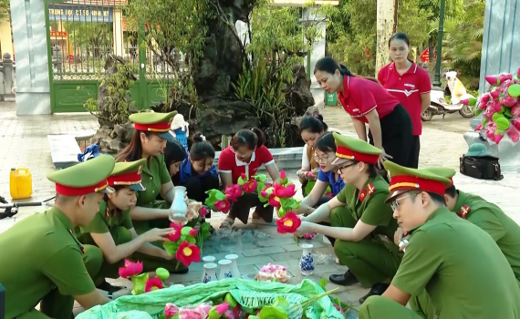 Tuổi trẻ Ninh B&igrave;nh nhiều hoạt động thiết thực tri &acirc;n ng&agrave;y Thương binh - Liệt sĩ