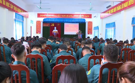 Bộ CHQS tỉnh bế mạc lớp bồi dưỡng chuy&ecirc;n m&ocirc;n nghiệp vụ qu&acirc;n sự