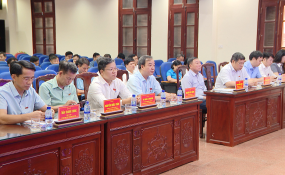 Kỳ họp thứ 20, HĐND th&agrave;nh phố Ninh B&igrave;nh kh&oacute;a XXI