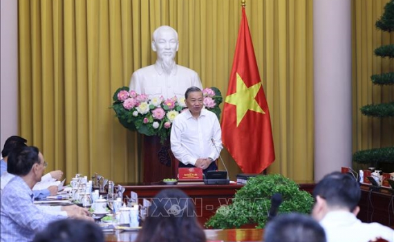 Chủ tịch nước T&ocirc; L&acirc;m: Tiếp tục đẩy mạnh cải c&aacute;ch tư ph&aacute;p, chống bảo thủ, cục bộ