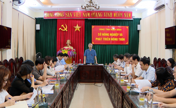 Gi&aacute;m s&aacute;t chuy&ecirc;n đề thực hiện quy định về quản l&yacute; sản phẩm OCOP tại Sở N&ocirc;ng nghiệp v&agrave; Ph&aacute;t triển N&ocirc;ng th&ocirc;n