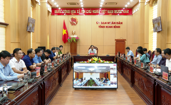 Hội nghị trực tuyến phổ biến Nghị định số 60/2024/NĐ-CP của Ch&iacute;nh phủ về ph&aacute;t triển v&agrave; quản l&yacute; chợ