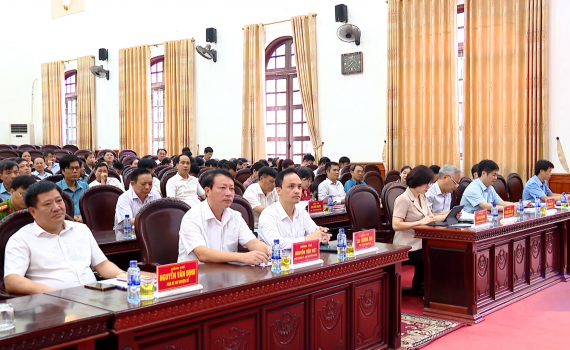 Huyện ủy Y&ecirc;n M&ocirc; triển khai nhiệm vụ 6 th&aacute;ng cuối năm