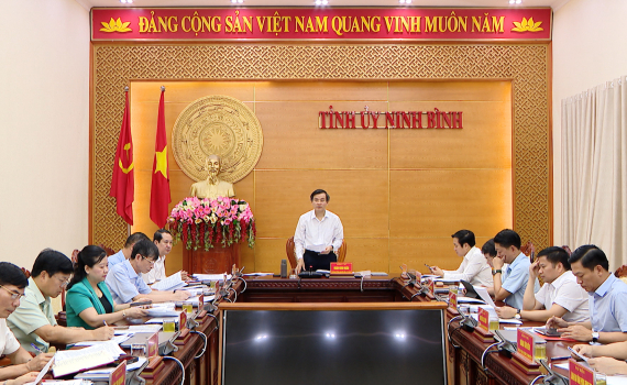 Hội nghị Ban Thường vụ Tỉnh ủy ng&agrave;y 4/7/2024