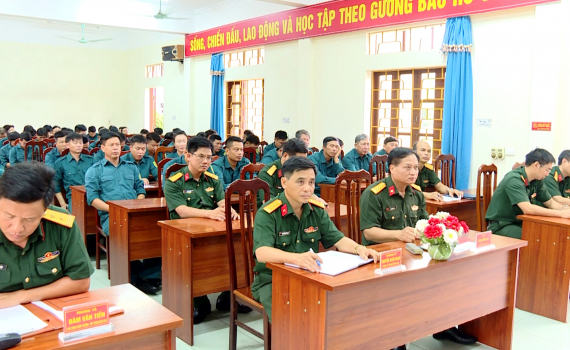 ​Bộ CHQS tỉnh bế mạc lớp bồi dưỡng Chỉ huy ph&oacute; Ban CHQS cấp x&atilde;