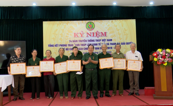 Tổng kết phong tr&agrave;o &ldquo;Cựu TNXP l&agrave;m kinh tế giỏi - v&igrave; nghĩa t&igrave;nh đồng đội&rdquo;