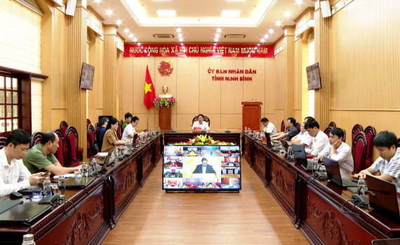 Hội nghị trực tuyến Thường trực Ch&iacute;nh phủ về chuyển đổi số