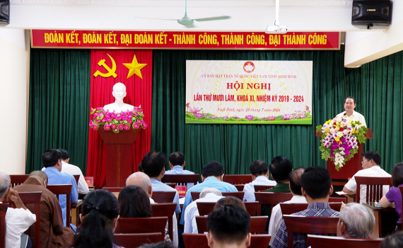 Ủy ban MTTQ Việt Nam tỉnh tổ chức Hội nghị lần thứ 15, kh&oacute;a XI, nhiệm kỳ 2019 - 2024