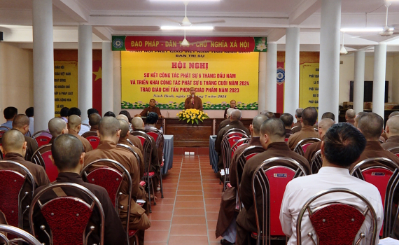 Gi&aacute;o hội Phật gi&aacute;o tỉnh Ninh B&igrave;nh t&iacute;ch cực tham gia c&ocirc;ng t&aacute;c an sinh x&atilde; hội