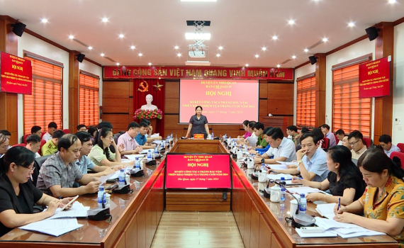 Ban Chỉ đạo 35 huyện Nho Quan triển khai nhiệm vụ 6 th&aacute;ng cuối năm