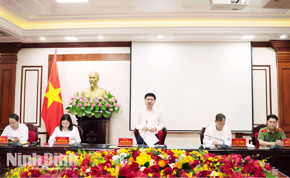 Thường trực Tỉnh ủy duyệt Đại hội Đảng bộ C&ocirc;ng an tỉnh nhiệm kỳ 2025 - 2030