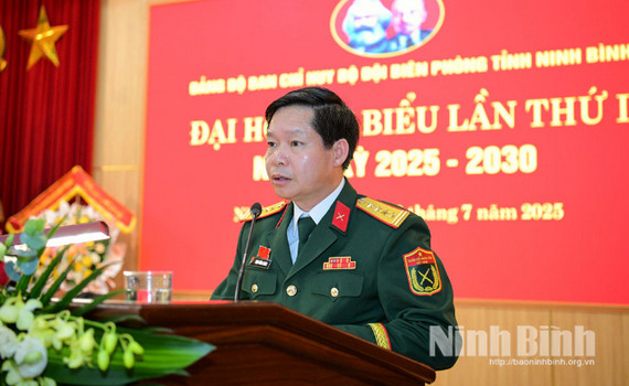 Đại hội đại biểu Đảng bộ Ban Chỉ huy Bộ đội Bi&ecirc;n ph&ograve;ng tỉnh Ninh B&igrave;nh lần thứ I, nhiệm kỳ 2025-2030