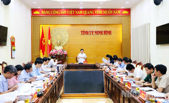 Ban Thường vụ Tỉnh ủy cho &yacute; kiến v&agrave;o một số nội dung quan trọng