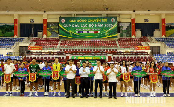 Khai mạc Giải B&oacute;ng chuyền trẻ C&uacute;p c&aacute;c CLB năm 2026