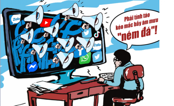 Cảnh gi&aacute;c với bẫy &ldquo;n&eacute;m đ&aacute;&rdquo; tr&ecirc;n kh&ocirc;ng gian mạng