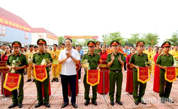 X&atilde; Ph&aacute;t Diệm đạt giải Nhất Hội thi nghiệp vụ chữa ch&aacute;y v&agrave; cứu nạn, cứu hộ Cụm thi số 10 năm 2026