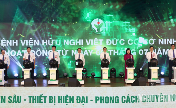 Khai trương hoạt động Bệnh viện Hữu nghị Việt Đức cơ sở Ninh B&igrave;nh