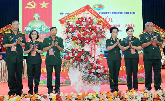 Đại hội Hội Doanh nghiệp Doanh nh&acirc;n Cựu chiến binh tỉnh Ninh B&igrave;nh lần thứ nhất, nhiệm kỳ 2026-2031