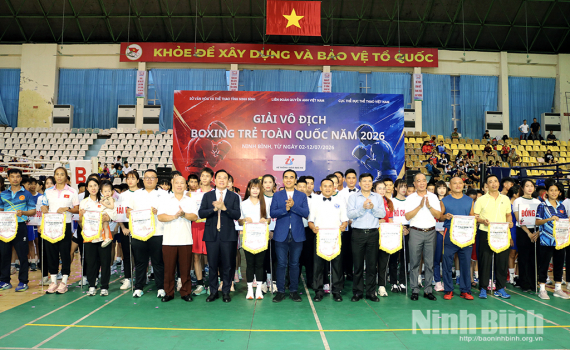 Giải V&ocirc; địch Boxing trẻ to&agrave;n quốc năm 2026 ch&iacute;nh thức khởi tranh tại Ninh B&igrave;nh