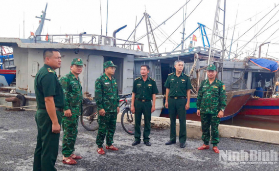 Ban Chỉ huy BĐBP tỉnh triển khai đồng bộ c&aacute;c biện ph&aacute;p ứng ph&oacute; b&atilde;o số 1