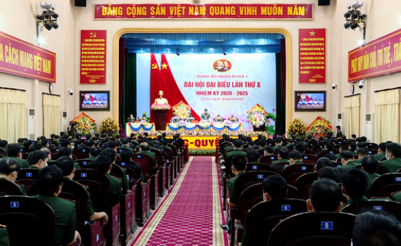 Khai mạc Đại hội đại biểu Đảng bộ Qu&acirc;n đo&agrave;n I lần thứ X