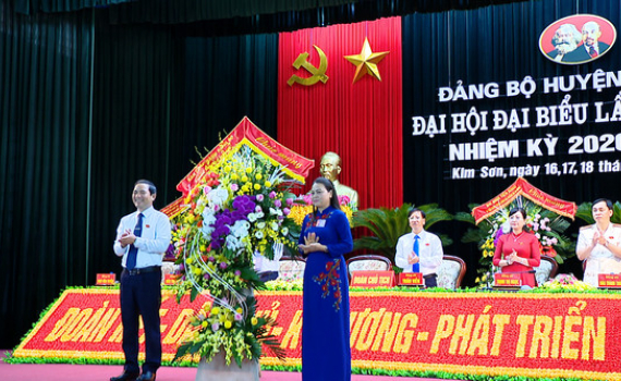 Khai mạc Đại hội Đại biểu huyện Kim Sơn lần thứ XXIV