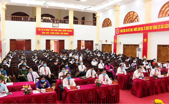 Kỳ họp thứ 12, HĐND huyện Nho Quan kh&oacute;a IX 