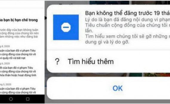Nhiều người d&ugrave;ng Facebook tại Việt Nam bị kh&oacute;a t&agrave;i khoản kh&ocirc;ng r&otilde; l&yacute; do