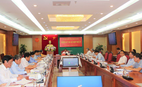 To&agrave;n văn Th&ocirc;ng c&aacute;o b&aacute;o ch&iacute; kỳ họp 47 của Ủy ban Kiểm tra Trung ương