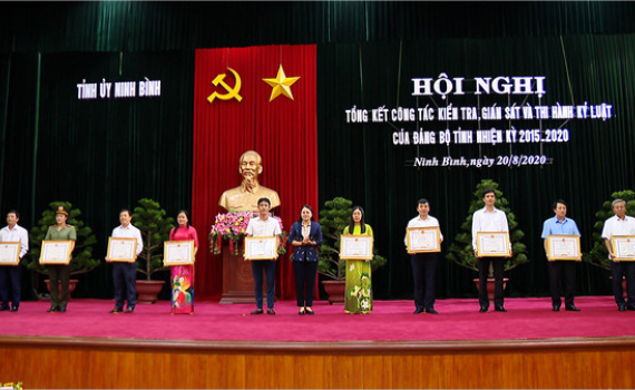 Tổng kết c&ocirc;ng t&aacute;c kiểm tra, gi&aacute;m s&aacute;t nhiệm kỳ 2015 - 2020