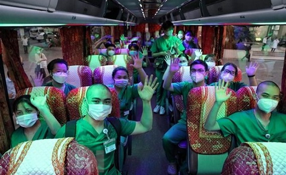 1.500 c&aacute;n bộ, sinh vi&ecirc;n Cao đẳng Y tế Bạch Mai chi viện cho TP. Hồ Ch&iacute; Minh 