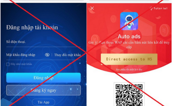 C&ocirc;ng an Ninh B&igrave;nh cảnh b&aacute;o ứng dụng Auto Ads huy động vốn đa cấp lừa đảo chiếm đoạt t&agrave;i sản
