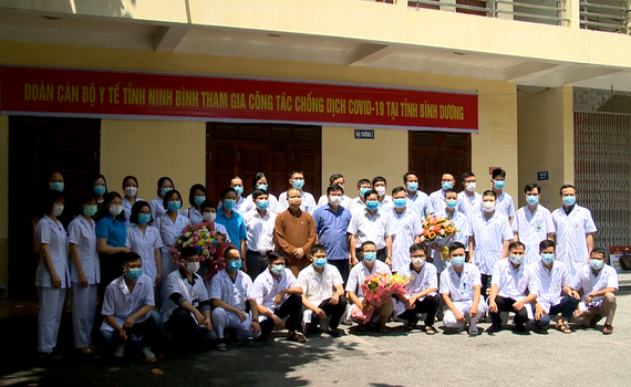 Ninh B&igrave;nh chi viện cho B&igrave;nh Dương ph&ograve;ng, chống dịch Covid-19