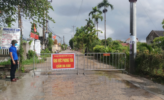 Ng&agrave;y đầu thực hiện Chỉ thị 15, 16 của Thủ tướng Ch&iacute;nh phủ tại huyện Kim Sơn