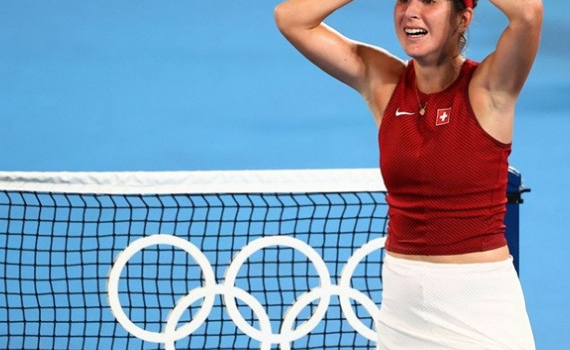 ​Tay vợt nữ Thụy Sĩ đầu ti&ecirc;n v&ocirc; địch nội dung đơn nữ tại Olympic